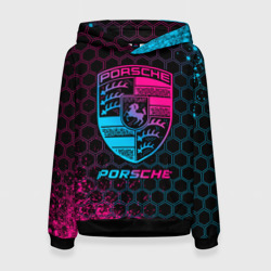 Женская толстовка 3D Porsche - neon gradient