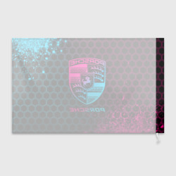 Флаг 3D Porsche - neon gradient - фото 2