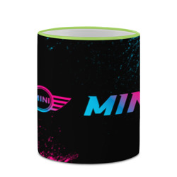Кружка с полной запечаткой Mini - neon gradient: надпись и символ - фото 2