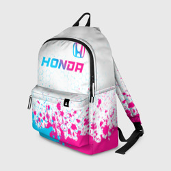 Рюкзак 3D Honda neon gradient style: символ сверху