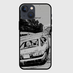 Чехол для iPhone 13 mini Тойота ae 86 - Инициал ди