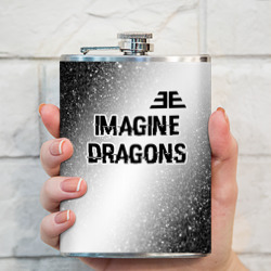 Фляга Imagine Dragons glitch на светлом фоне: символ сверху - фото 2