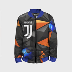 Детский бомбер 3D Juventus orange  black style