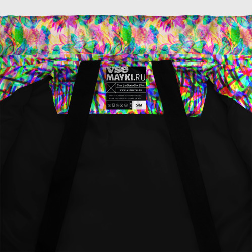 Женская зимняя куртка Oversize Glitch burst, цвет черный - фото 7