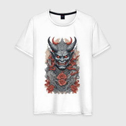 Мужская футболка хлопок Японский демон Они