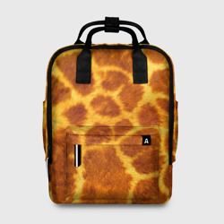 Женский рюкзак 3D Шкура жирафа - текстура