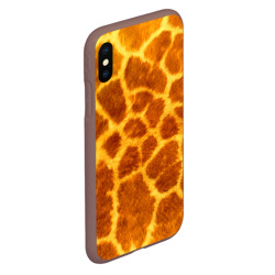 Чехол для iPhone XS Max матовый Шкура жирафа - текстура - фото 2