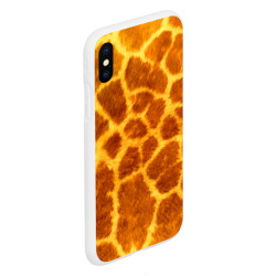 Чехол для iPhone XS Max матовый Шкура жирафа - текстура - фото 2