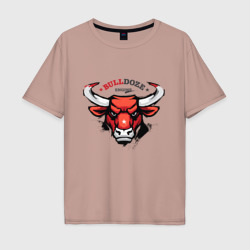 Bulldoze – Мужская футболка хлопок Oversize с принтом купить со скидкой в -16%