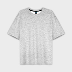Мужская футболка oversize 3D Помятая бумага текстура