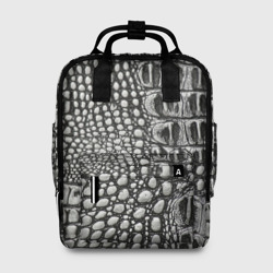 Женский рюкзак 3D Кожа крокодила - текстура