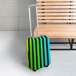 Чехол для чемодана 3D Цветные полоски - фото 2