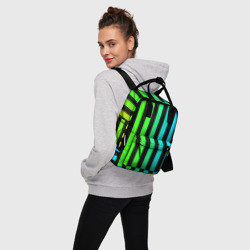 Женский рюкзак 3D Цветные полоски - фото 2