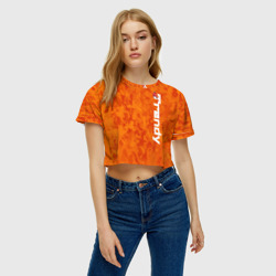 Женская футболка Crop-top 3D Дизайн Trendy - фото 2