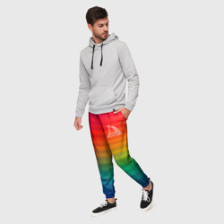 Мужские брюки 3D Midjourney Лого с фоном - фото 2