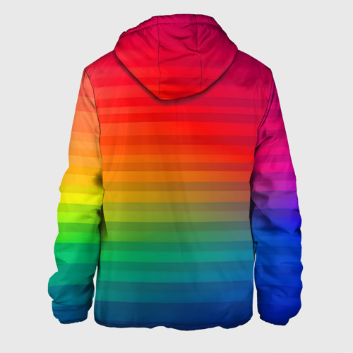 Мужская куртка 3D Midjourney Лого с фоном, цвет 3D печать - фото 2