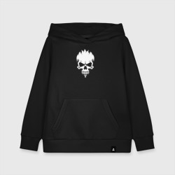 Детская светящаяся толстовка White skull silhouette