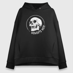 Женское светящееся худи Memento mori skull
