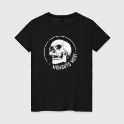 Светящаяся женская футболка Memento mori skull