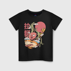 Светящаяся детская футболка Japanese octopus