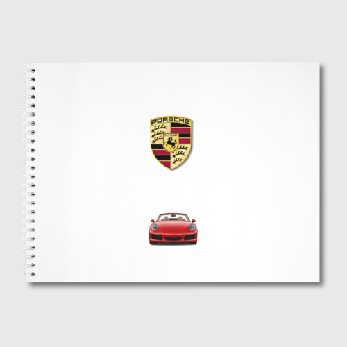 Альбом для рисования Porsche car