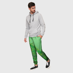Мужские брюки 3D Зеленый дракон - фото 2