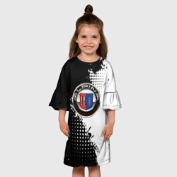 Детское платье 3D Alpina - черно-белый - фото 2