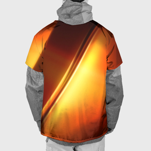 Накидка на куртку 3D Alpina - теплое свечение, цвет 3D печать - фото 2