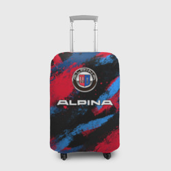 Чехол для чемодана 3D Alpina - BMW colors