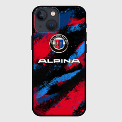 Чехол для iPhone 13 mini Alpina - BMW colors