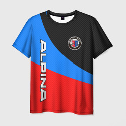 Мужская футболка 3D Alpina - classic colors