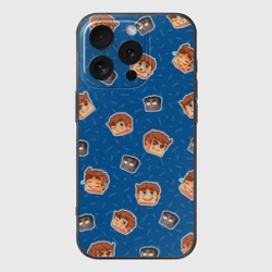 Чехол для iPhone 16 Pro силиконовый с защитой камеры ZeeMan и Зомби