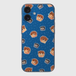 Чехол для iPhone 16 силиконовый с защитой камеры ZeeMan и Зомби