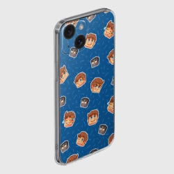 Чехол для iPhone 15 силиконовый с защитой камеры ZeeMan и Зомби - фото 2