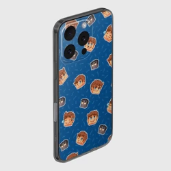 Чехол для iPhone 16 Pro силиконовый с защитой камеры ZeeMan и Зомби - фото 2