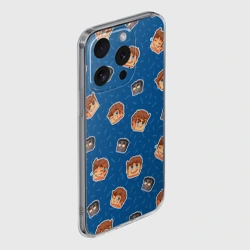 Чехол для iPhone 15 Pro Max силиконовый с защитой камеры ZeeMan и Зомби - фото 2