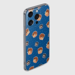 Чехол для iPhone 15 Pro силиконовый с защитой камеры ZeeMan и Зомби - фото 2