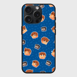 Чехол силиконовый для Apple iPhone 15 Pro матовый ZeeMan и Зомби