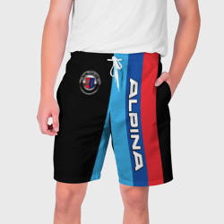Мужские шорты 3D Alpina - полосы бмв