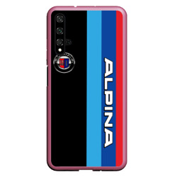 Чехол для Honor 20 Alpina - полосы бмв