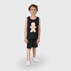 Детская пижама с шортами хлопок Весёлый пряничек - фото 2
