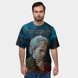 Мужская футболка oversize 3D Астарион и медведь - фото 2