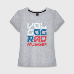 Женская футболка хлопок Slim Россия Волгоград