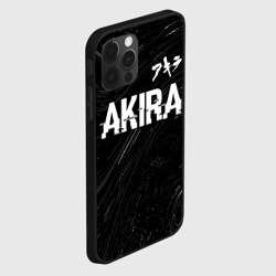 Чехол для iPhone 12 Pro Akira glitch на темном фоне: символ сверху - фото 2