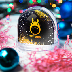 Игрушка Снежный шар Totoro - gold gradient - фото 2