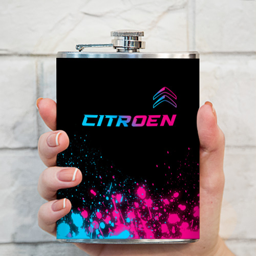 Фляга Citroen - neon gradient: символ сверху - фото 3