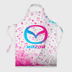 Фартук 3D Mazda neon gradient style