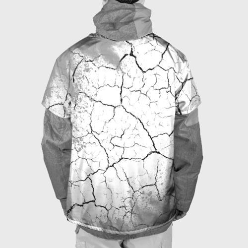 Накидка на куртку 3D Warframe glitch на светлом фоне, цвет 3D печать - фото 2