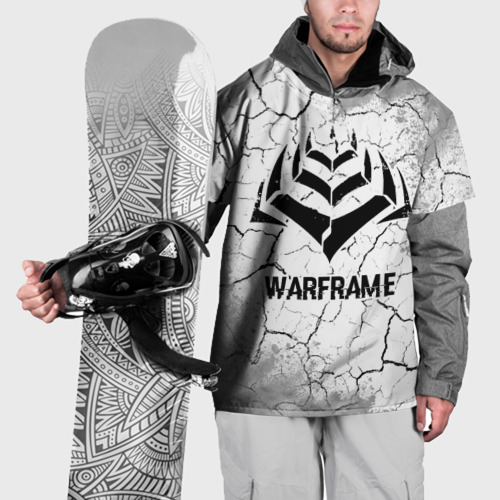 Накидка на куртку 3D Warframe glitch на светлом фоне, цвет 3D печать
