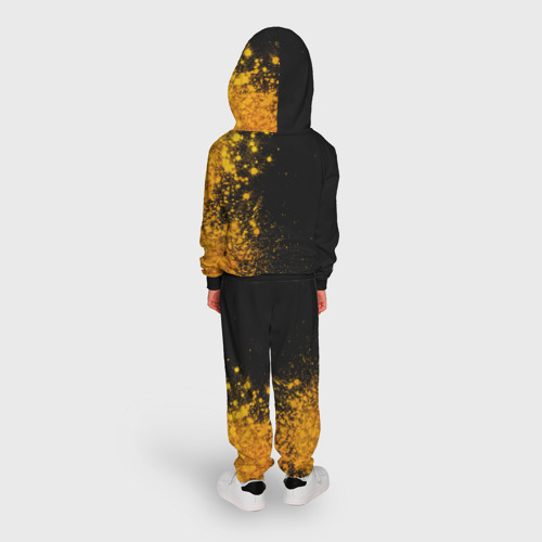 Детский костюм с толстовкой 3D Brawl Stars - gold gradient: по-вертикали, цвет черный - фото 4